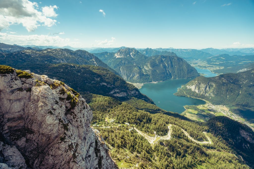 View of Halstatter Lake