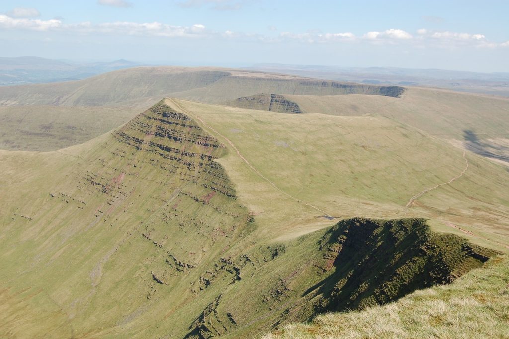 challenging hikes Wales, national park walks, mountain views