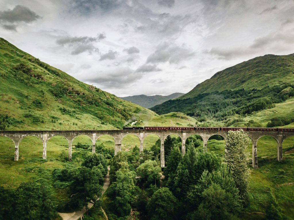 Glenfinnan Viaduct viewpoint, Great Glen Way