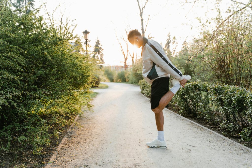 Calf stretches for steep climbs