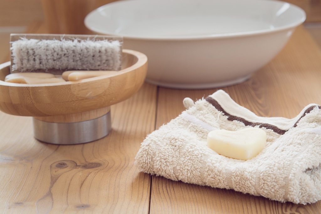 quick-dry towel, wet wipes, feminine hygiene products