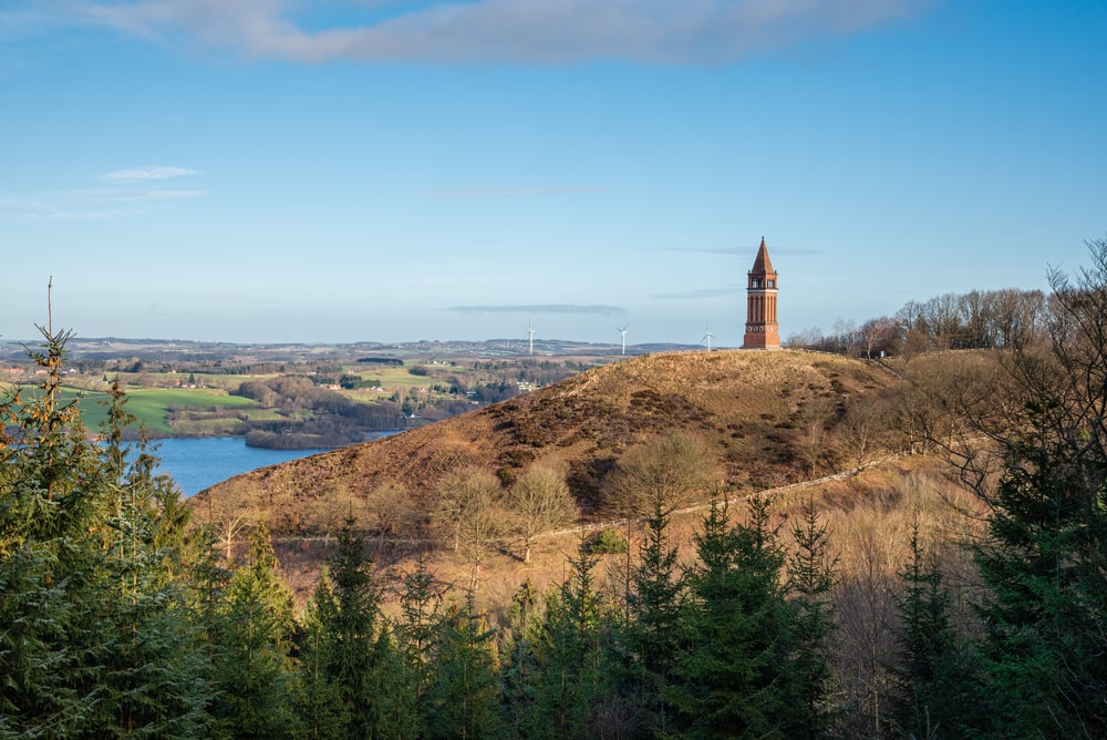 Himmelbjerget Hill, one of the best hikes in Denmark for scenery