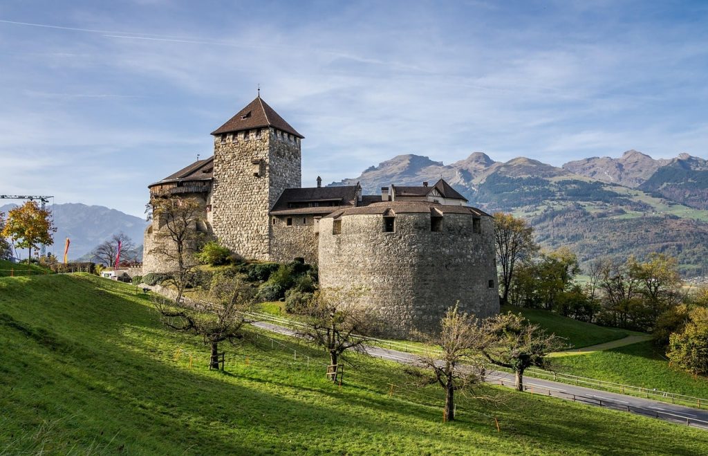 Vaduz Castle, Liechtenstein hiking routes