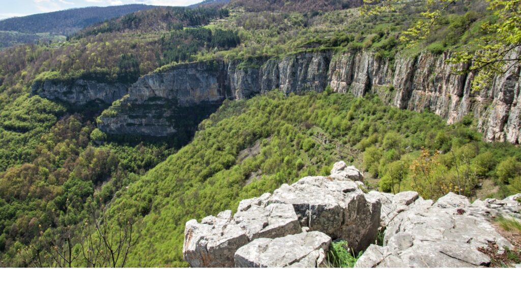 7 of the Best Hikes in Sofia That You’ll Remember Forever with panoramic views of dramatic cliffs and lush green valleys