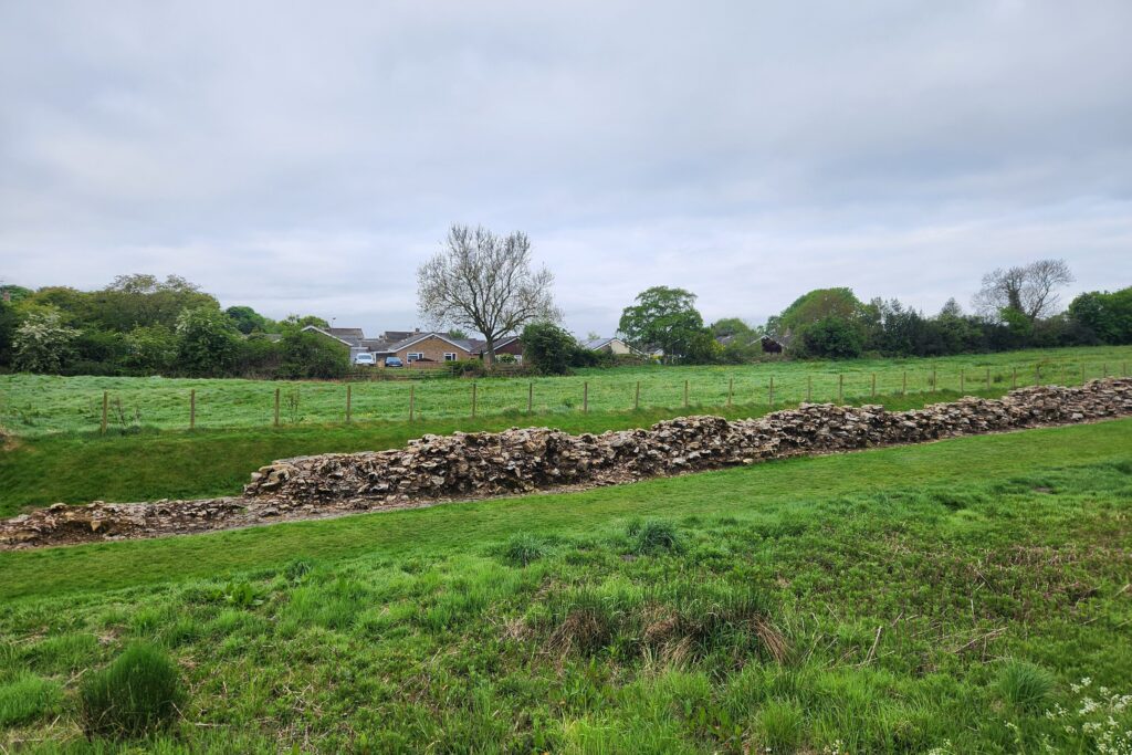 Heddon on Wall Kayde Parker Preserved Broad Wall section beside the Hadrian's Wall Path near Heddon-on-the-Wall