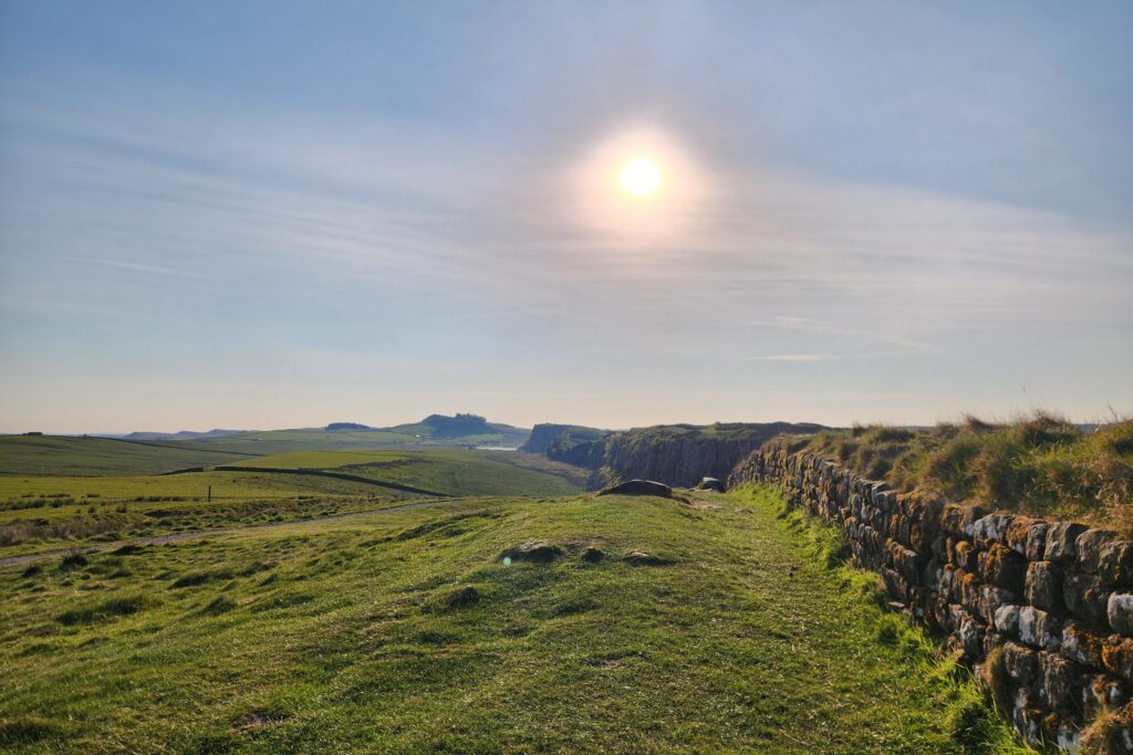 Once Brewed to Walton 4 Kayde Parker Looking east across the countryside near the halfway point of the Hadrian's Wall Path